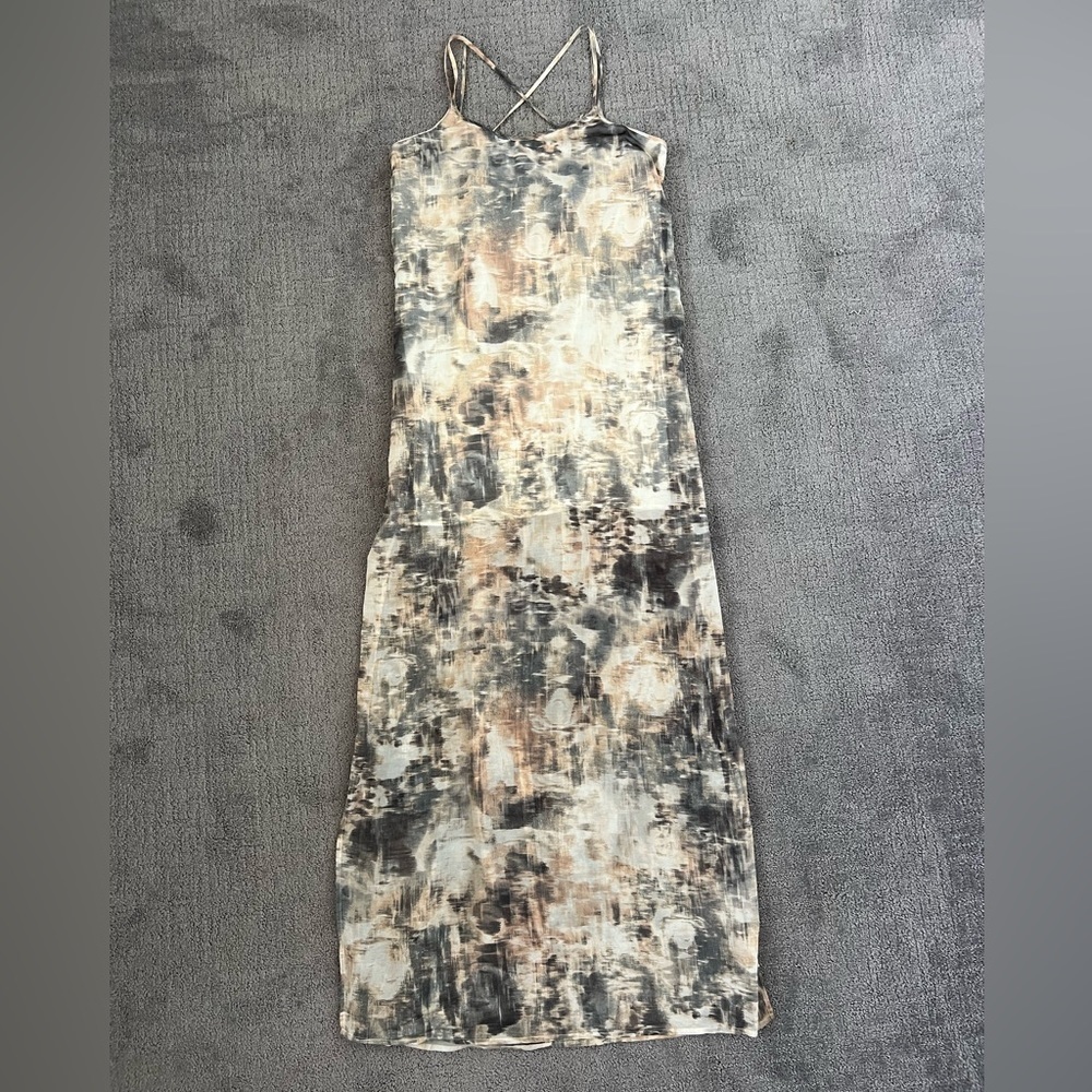 Bella Luxx Whisper Pea Maidstone Spaghetti Maxi Dress